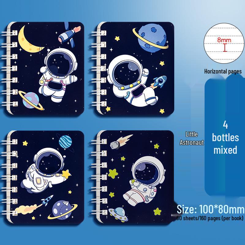 Capybara Cartoon Pocket Notebook for Primary Students - Cute, High-Value, Portable, Small Size