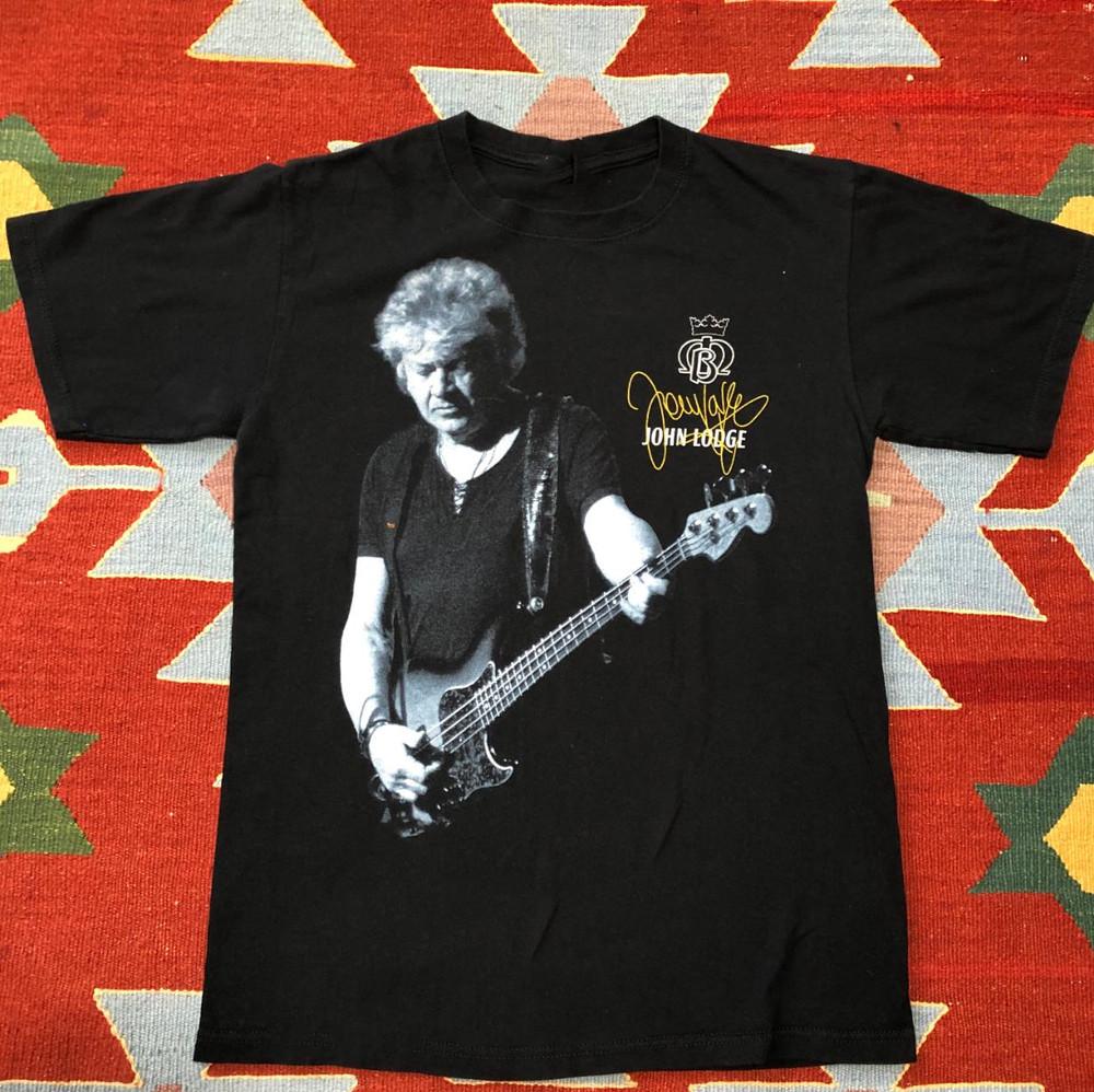 John Lodge black T Shirt Tee In Memory  Remembered Unisex T-Shirt XL