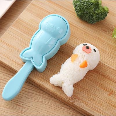 DIY Seal Style Rice Vegetable Roll Mold Commercial Sushi Mold Rice Bento Cutes Seal Shaped Rice Ball Mold Practical Baking Tools