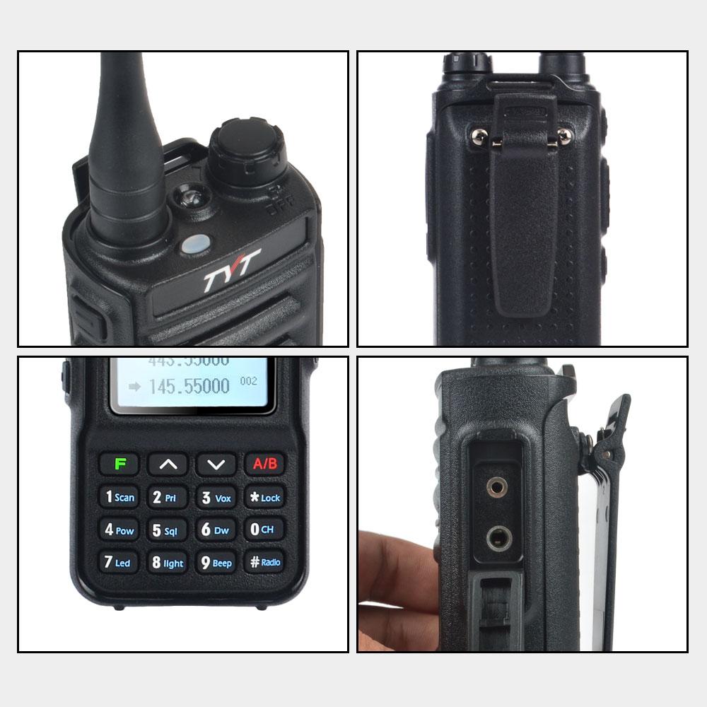 TYT TH-UV88 VOX Dwuzakresowy Walkie Talkie VHF 136-174MHz i UHF 400-480MHz 5W 200CH Scrambler Przenośny radiotelefon dwukierunkowy TYT FM Radio