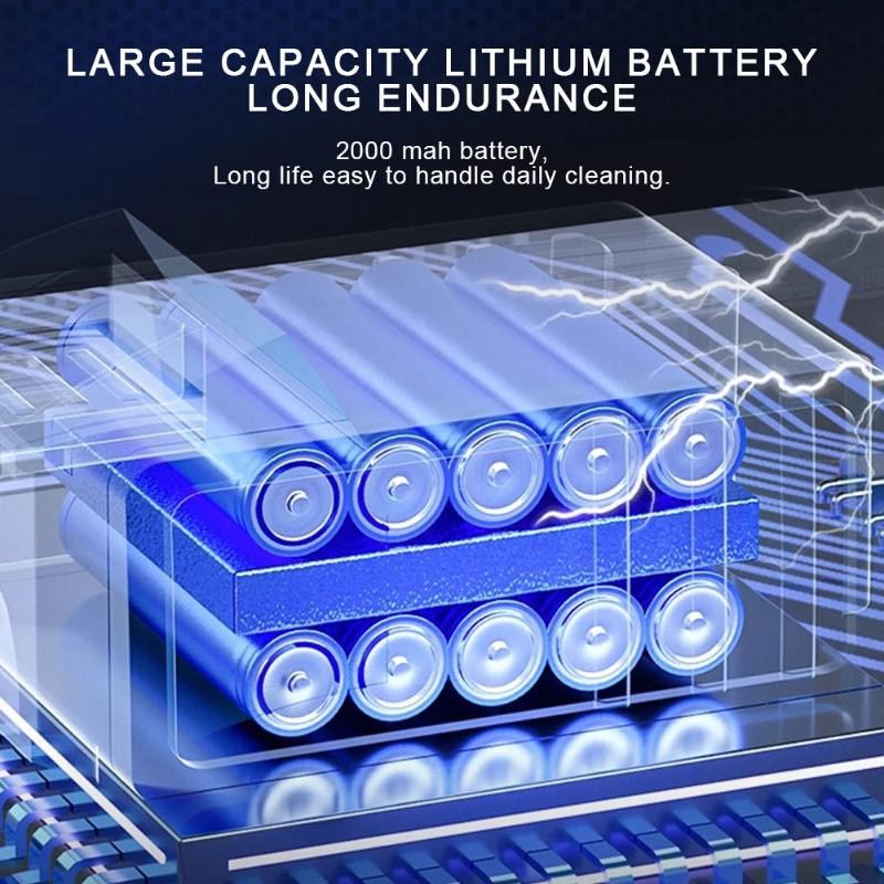 Handheld Cordless Car Vacuum Cleaner Strong Suction Long Battery Life Multiple Nozzles For Car And Home Cleaning
