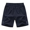 Men's 2025 Summer Reflective Sports Shorts - Ice Silk, Zipper, Four-Way Stretch, Casual Five-Point Pants