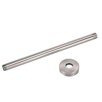 NPT 20MM Shower Arm 12 Inch Concealed Wall Mounted Shower Extension Arm Stainless Steel Bathroom Shower Head Arm