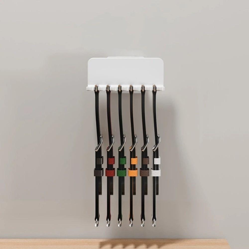Matkap Gerekmez Saat Kordonu Saklama Rafı Duvara Monte Edilebilir Plastik Saat Kordonu Saklama Rafı Yer Tasarrufu Sağlayan Saat Kordonu Düzenleyici Tutucu