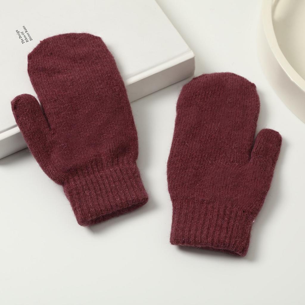 Women's, Full Finger Gloves, Velvet Gloves, Thick Gloves, Couple Gloves, Knitted Gloves, Warm Gloves, Soft, Breathable Gloves