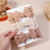 3 Stück Mädchen Zopfmuster Turban Baby Schleifen Stirnbänder Für Kinder Elastische Kinder Haarbänder Neugeborene Kleinkind Kopfwickel Haarschmuck Qualität