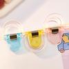 6/12Pcs Mini Transparent Binder Clips Colorful Book Holder Clip Long Tail Handbook Clips for Paper School Office Home