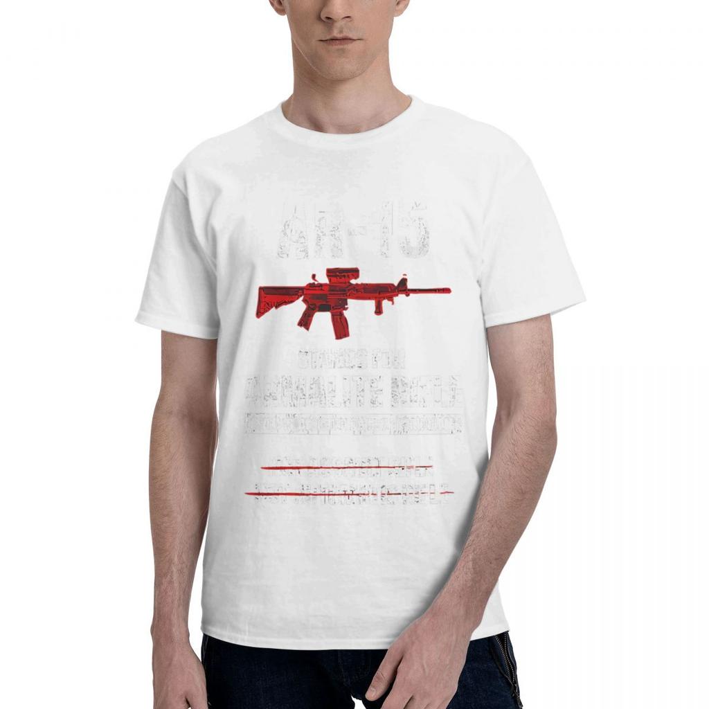 Patriotic Ar15 V2 M 0019 Ar15 Stands For Armalite 100 Cotton Casual Breathable Confortable Tshirt High End Mens Clothing Men