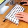 Acrylic Computer Keyboard Stand 78-Keys Keyboard Riser Lift Tray Non-Slip Transparent Desktop Keyboard Holder Office Supplies