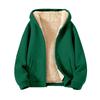 Cappotto da uomo pesante e spesso in pile Felpa con cappuccio da uomo Cardigan