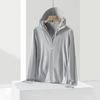 Summer new ice silk sunscreen clothing women's removable large brim UV protection fishing clothing men's sunscreen clothing