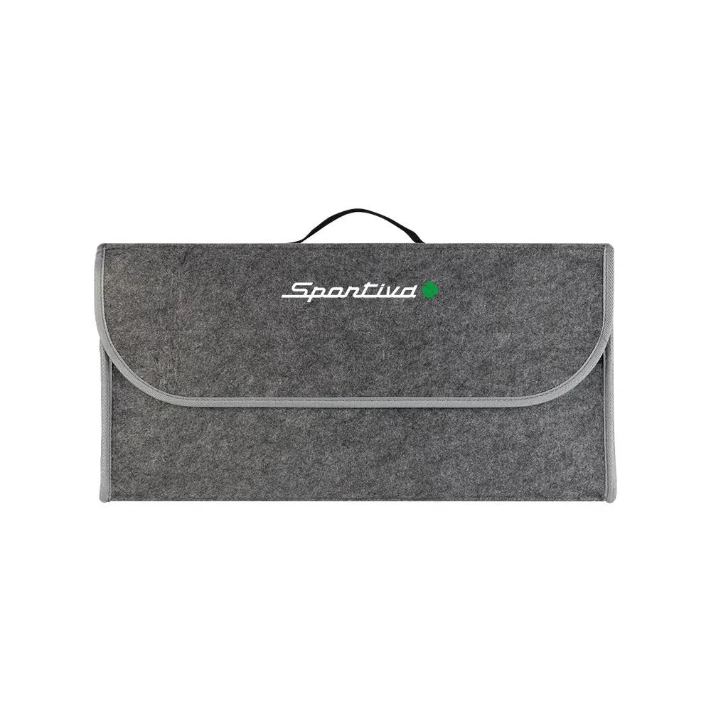 Hub Caps Car Trunk Storage Bag Felt Cloth Organizer Box Auto Accessories For Alfa Romeo 159 147 Giulietta Stelvio 4C MITO 156 GiI