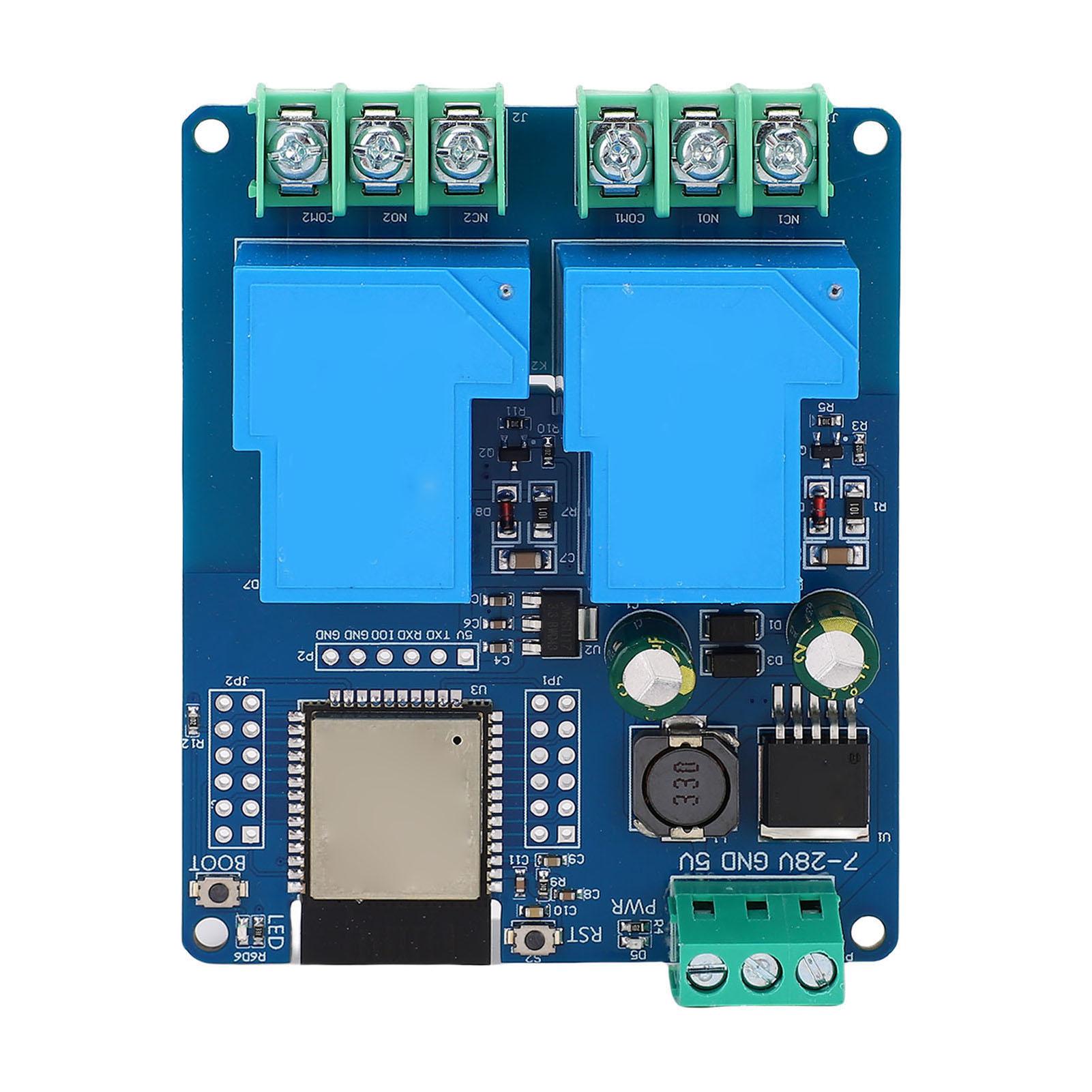 

DC728 5V 2-канальний релейний модуль 30A WIFI BT 4M Byte Flash для плати розробки ESP32