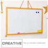 Blackboard Black White Magnetic Plate Double Sided Chalkboard Hanging Notes Message Board Whiteboard Wall Mounted Writing Boards