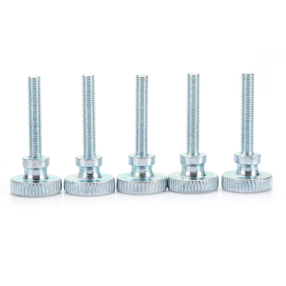 100Pcs Adjustable Step Double Handle High Head Knurled Screw M3*18
