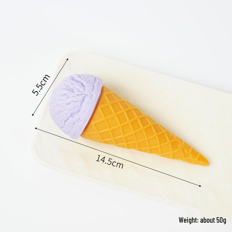 Realistic Ice Cream Cone Model for Shop Displays
