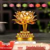 LED Seven-Colored Lotus Buddha Lamp - Rechargeable Guanyin Offering Light