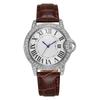 Fashion Lady Quartz Watch With Leather Strap For Casual Wear