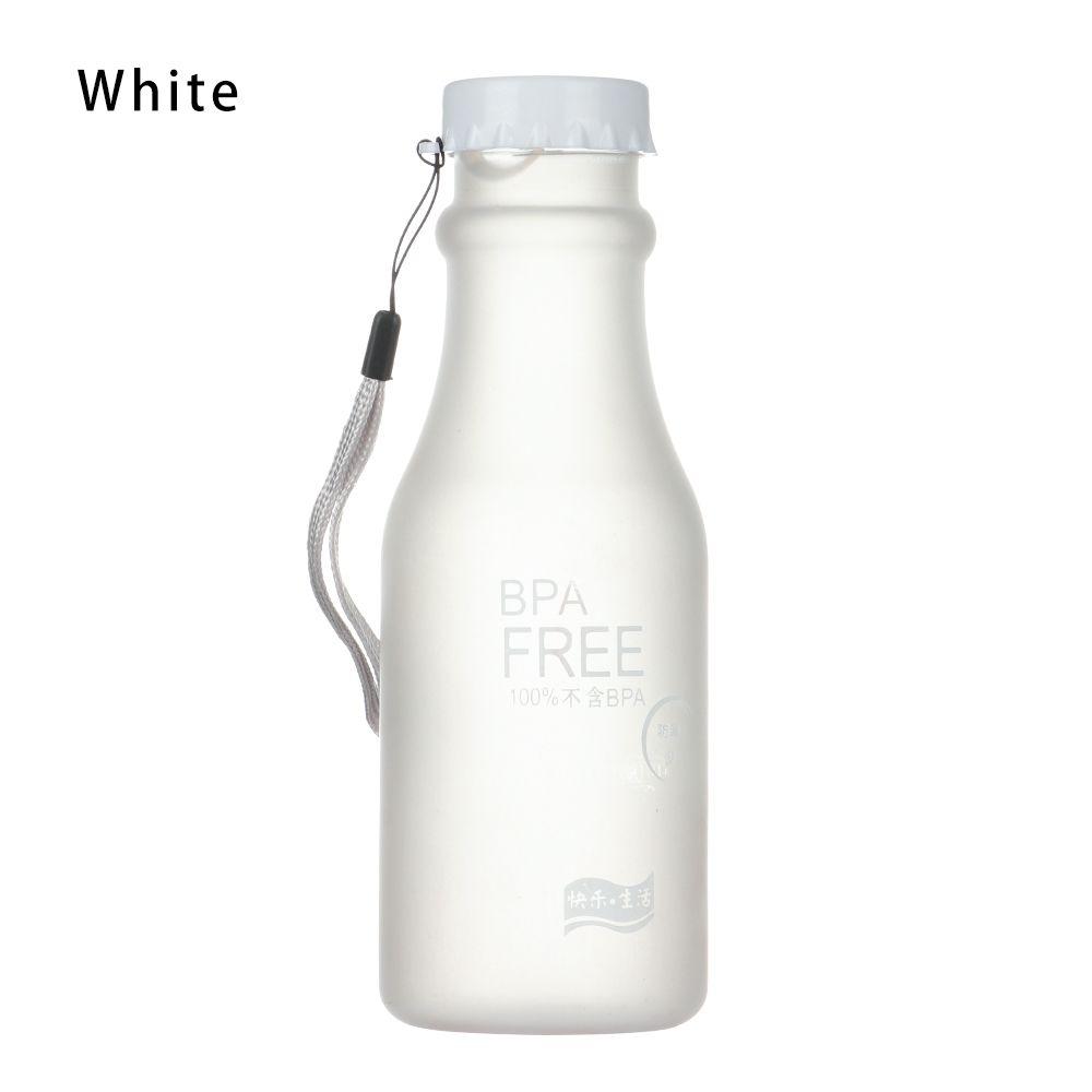 550ml Unbreakable Water Bottle Sports Drinking Bottle Cycling Traveling Running Climbing Plastic Portable Dull Polish Cup