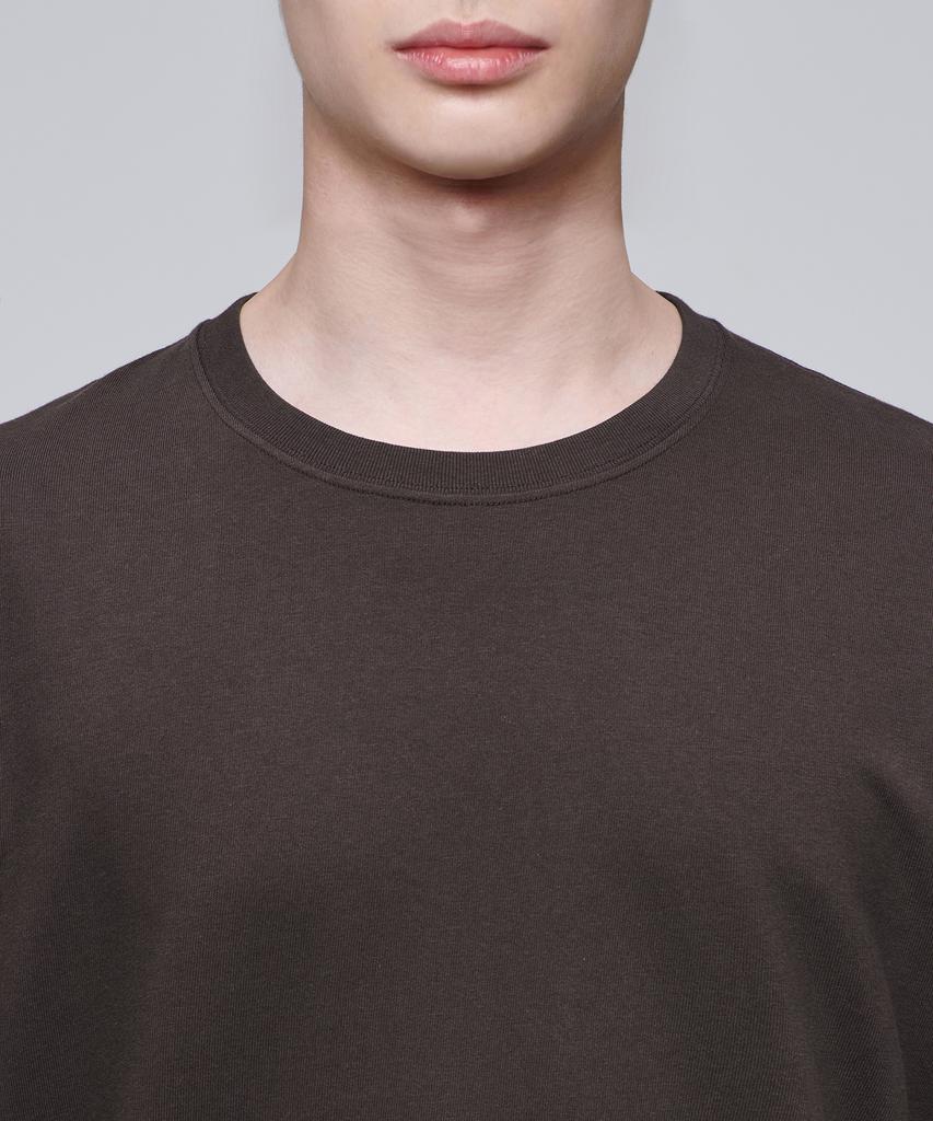 MUSINSA STANDARD Basic Long Sleeve T-Shirt [Dark Brown]