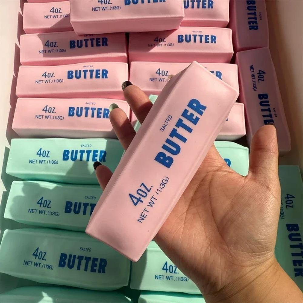 Butter Stick Squishy Fidget Toy, Crunchy Squeeze Stress Ball,Soft Block Anti Anxiety Relief Hand Toy Cute Gift Adults