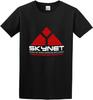 Men's T Shirts Skynet Logo Black