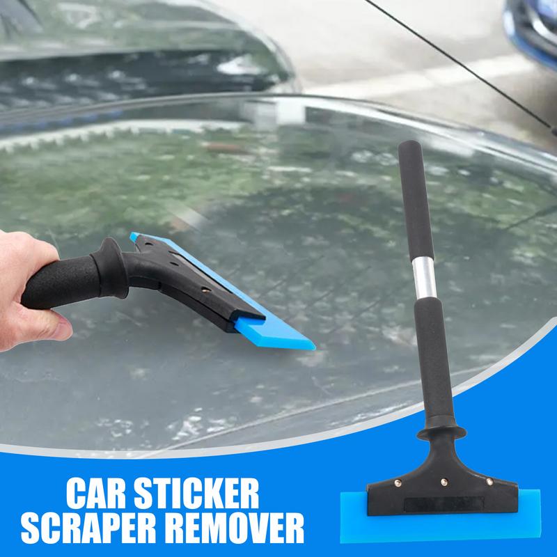 Car Window Sticker Removal Window Glue Cleaning Scraper Multifunctional Windshield Sticker Remover Scraper For Car Glass Glue