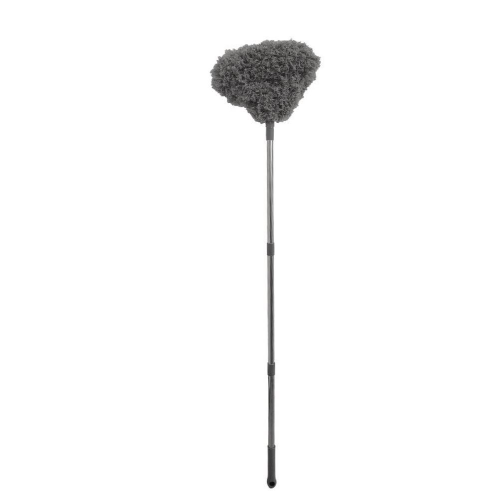 Multifunctional Roofing Ceiling Dust Brush with Extension Pole Dust Removal Brush for Home