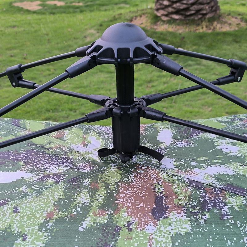 Camouflage Automatic Camping Tent for Single or Double, Mosquito Protection, Portable, Green.