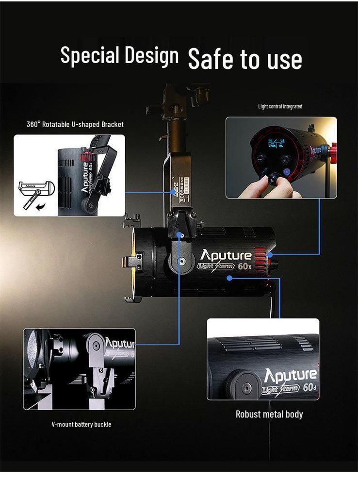 Aputure LS 60X Studio Fill Light (2700K-6500K)