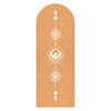 Natural Rubber Arch Shape Cork Yoga Mat Printed Non-slip Sports Mat Sweat-absorbing Oval Curve Pilates Mats 182*68cm*0.5cm