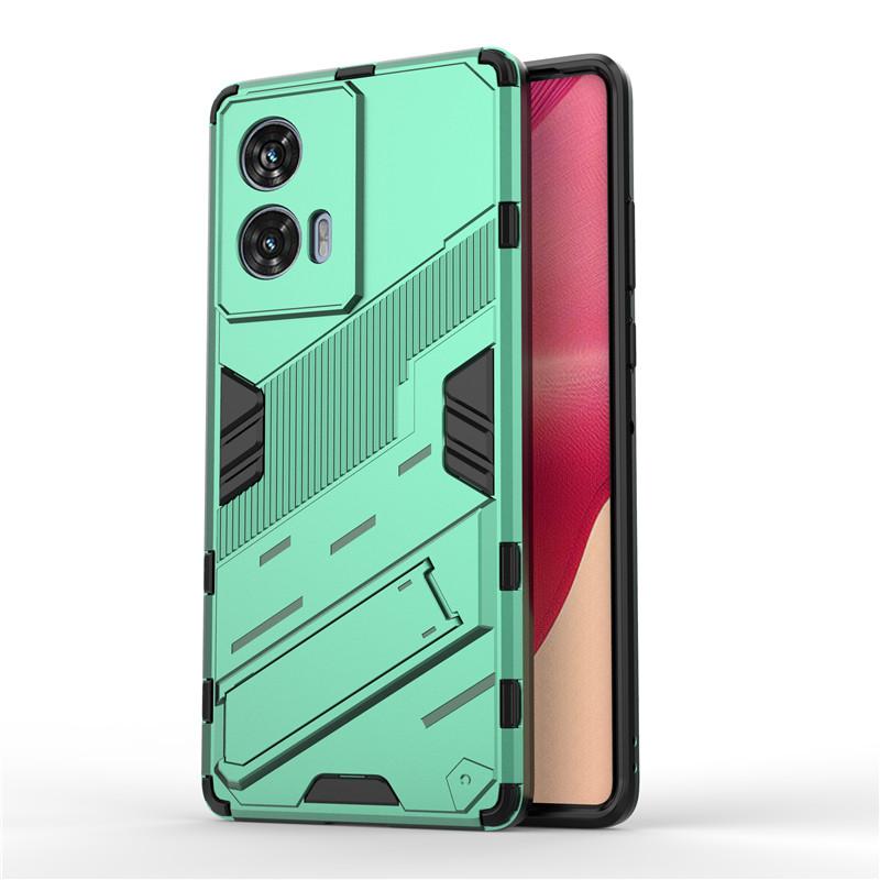 For Motorola Edge 50 Fusion Case For Motorola Edge 50 Fusion Cover 6.7 Inch Punk Armor Shockproof Hard Rubber Bracket Bumper