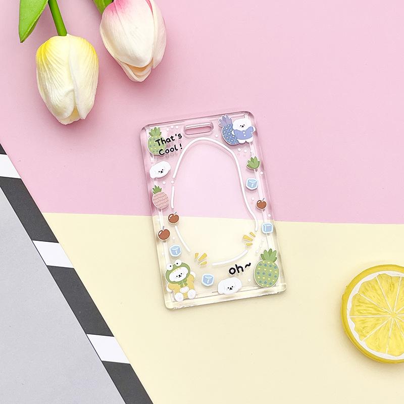 Niedlicher Cartoon-Lanyard-Kartenhalter, Studentenausweis für Pass-Karte, Kreditkartengurte, Schlüsselanhänger, Geschenk für Männer und Frauen