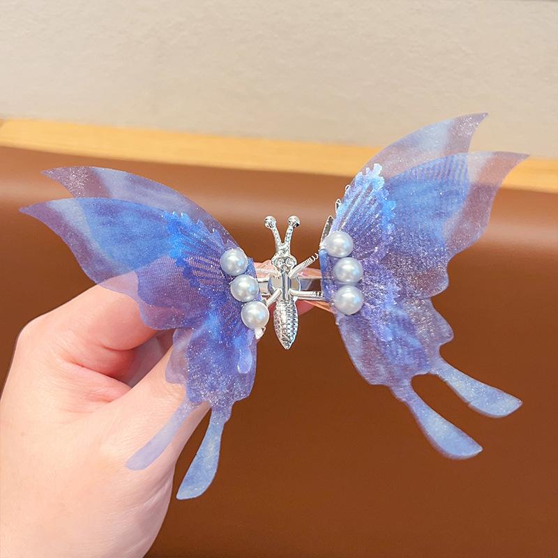 1PCS New Moving Dreamlike Butterfly Baby Hairpins Cute Girls Hair Clips Kids Headwear Children Hair Accessories