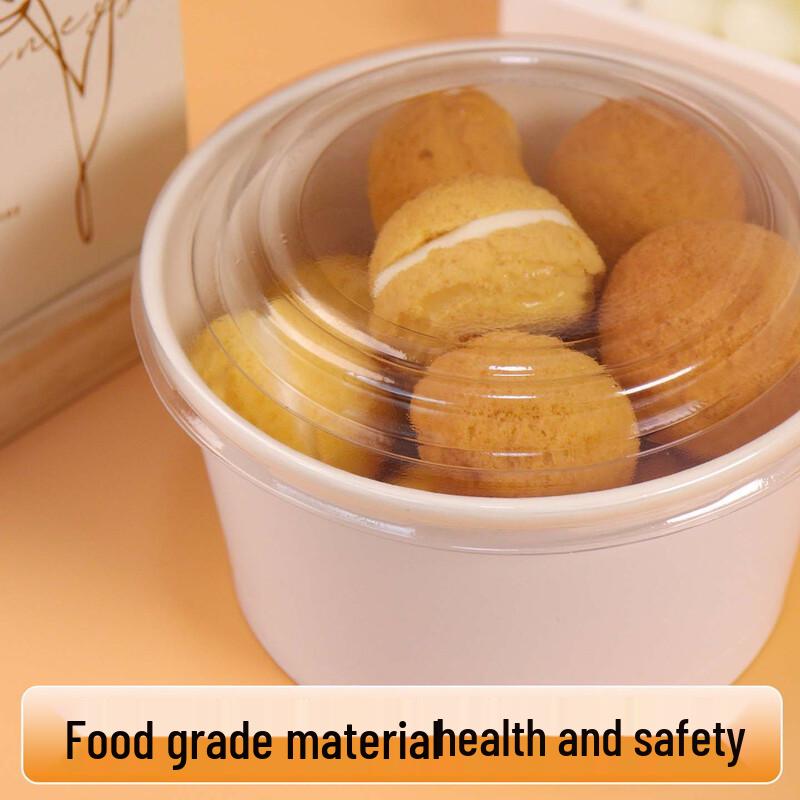 4-inch Disposable Cake Baking Paper Bowls (20-Pack)