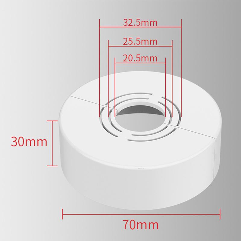 Abs Water Pipe Connector Shower Faucet Decorative Cover Adjustable Wall Heighten Angle Valve Panel For Tap Accessories