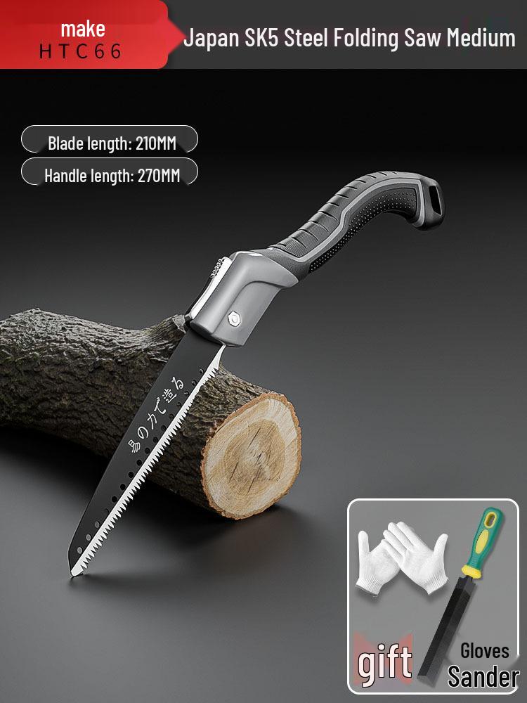 Japanese Folding Hand Saw: Fast Felling Tree Saw for Manual Wood Cutting