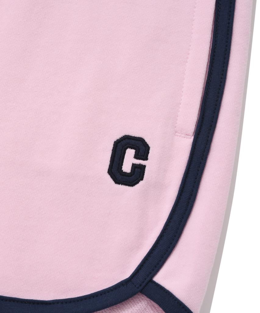 COVERNAT WOMAN C Logo Sweat Shorts Pink