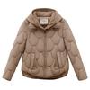 New winter short loose down cotton-padded clothes hooded small jacket thickened cotton-padded jacket slimming trendy cotton-padded clothes women