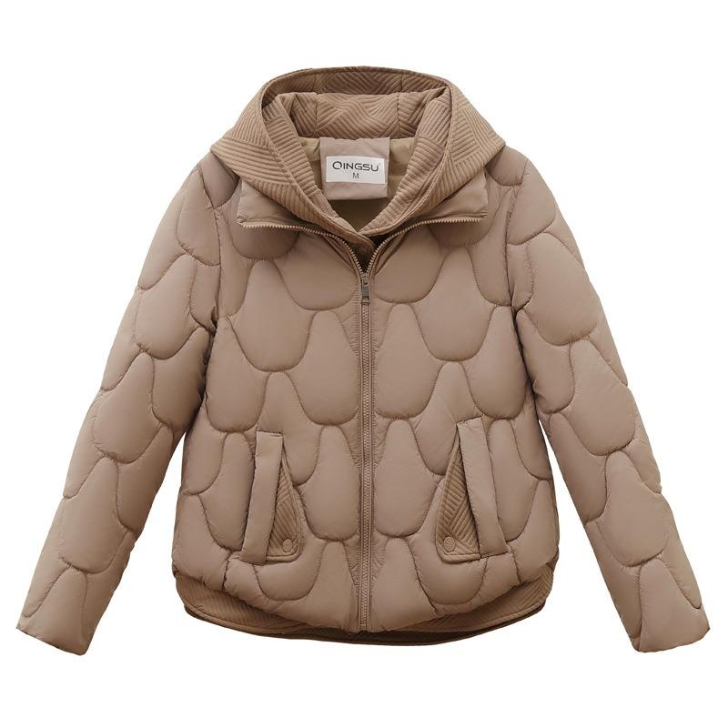 New winter short loose down cotton-padded clothes hooded small jacket thickened cotton-padded jacket slimming trendy cotton-padded clothes women