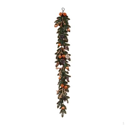 Weihnachts-Flechtwaren-Stränge Hängende Ranken Deko Künstliche Ranke Herbstgirlande für Tür