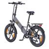 HillMiles Mile 2 City Commuter E-Bike 350W 36V13Ah, Up to 25km/h, Oil Disc Brakes, Full Suspension, 20" Fat Snow Tire Pedelec