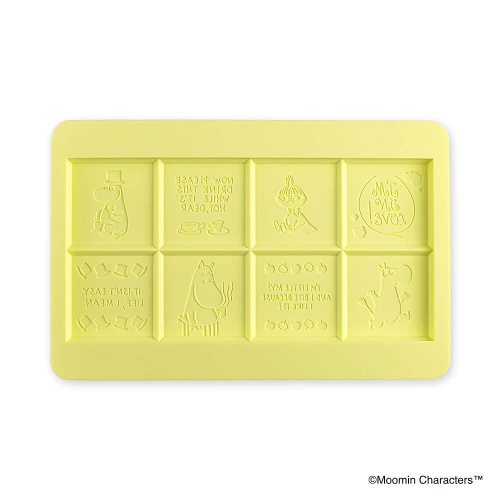 Kai Moomin Confectionery Silicone Chocolate Bar Mold (Moomin Family)