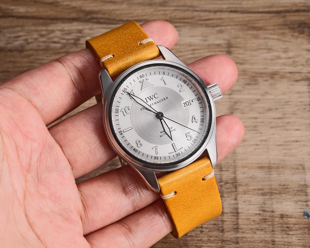 [torbollo] Watch Band, Genuine Leather Replacement Band, Soft Italian Buttero Leather, Vibrant Colors, Quick Release Watch Strap, 18/20/22mm