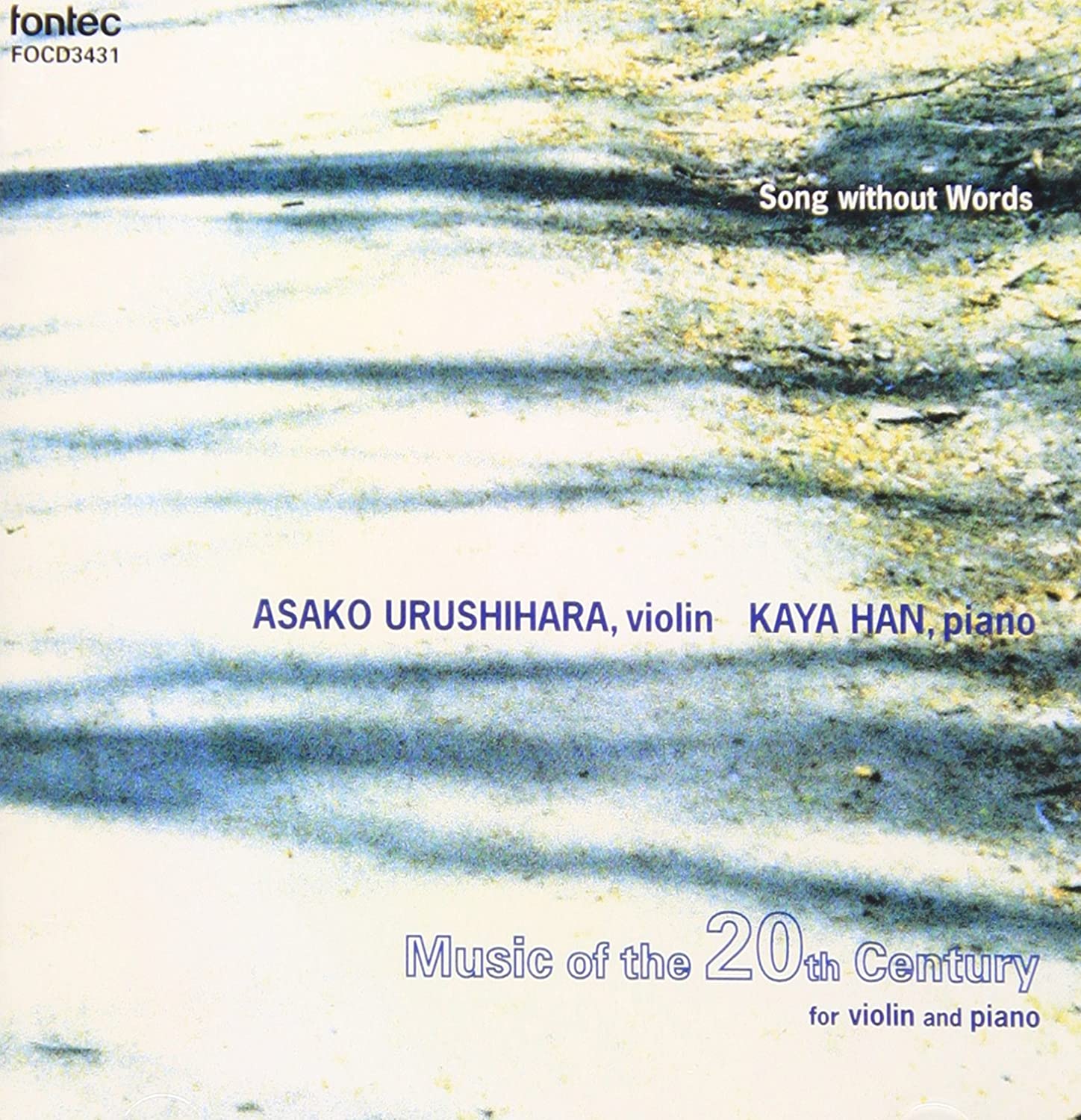 

CD ASAKO URUSHIHARA - 20th Century Violin Works FOCD3431 Japan ObiClassical Used