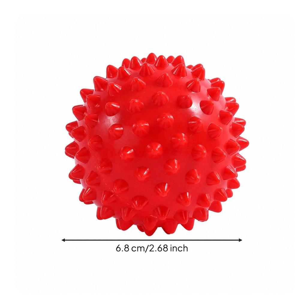 PVC Massage Ball with Raised Bumps Muscle Soreness Relief Acupressure Targeted Pressure for