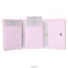 L25163 Esther Bunny Mini Wallet with Character Plate, Quilted Design, Holds 9 Cards, Coin Purse, 9cm X 10cm X 3cm, Domestic Sales Only (Pink)