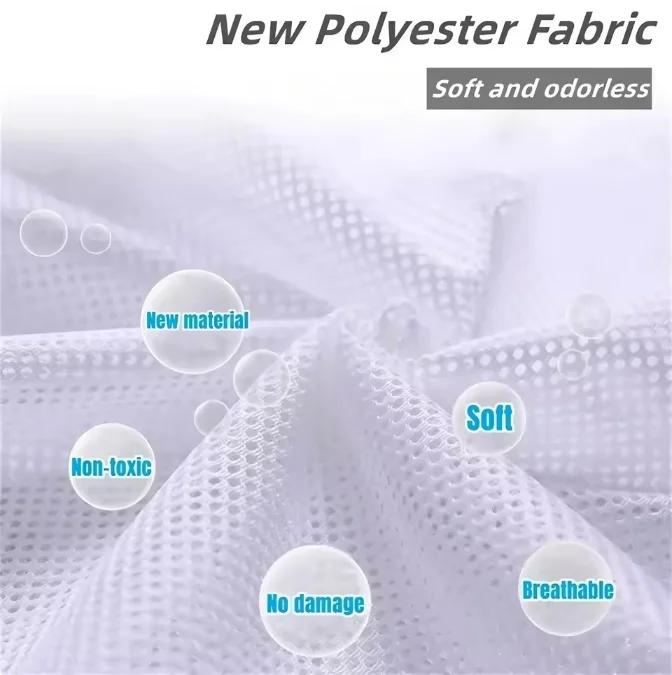 1PC Mesh Laundry Wash Bag – Machine Washable with Drawstring, Reusable & Travel-Friendly for Blouses, Stockings & Underwear