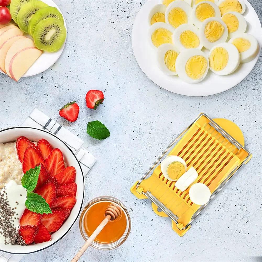 Stainless Steel Luncheon Meat Slicer Tofu and Egg Slicer for Household Kitchen