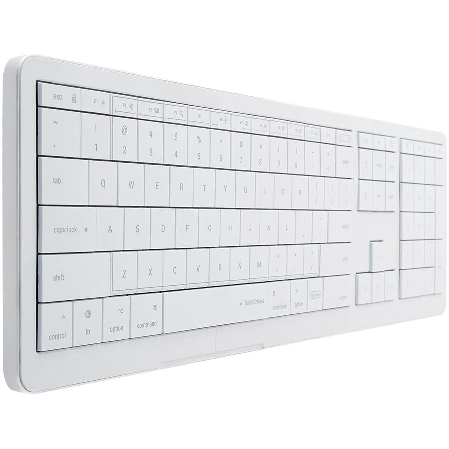 Clvx 1 Klawiatura Bezprzewodowa, Dotykowa, Rgb, Układ Mac, Macbook, Imac, Ipad, Apple Tv, Kompatybilna Także Windows/Linux